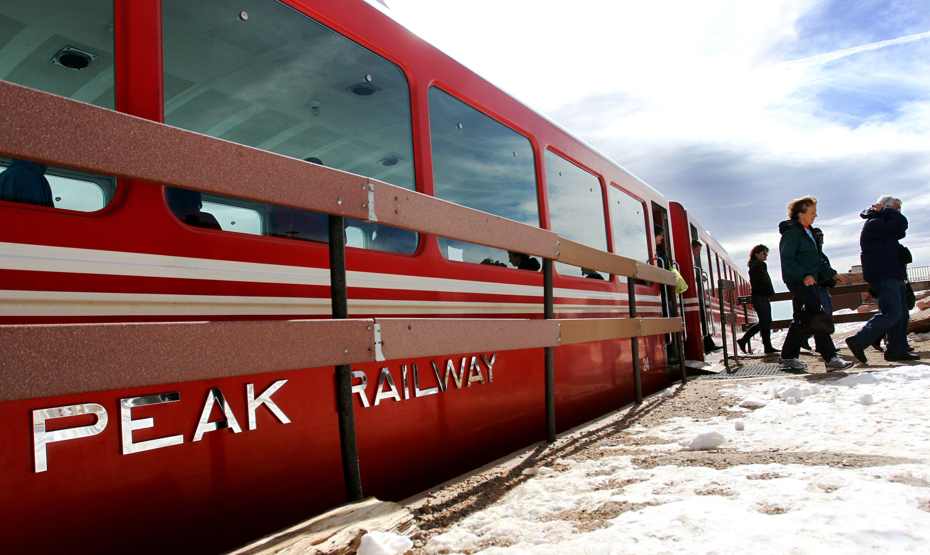Pikes Peak Cog Railway is the highest railway train in the world